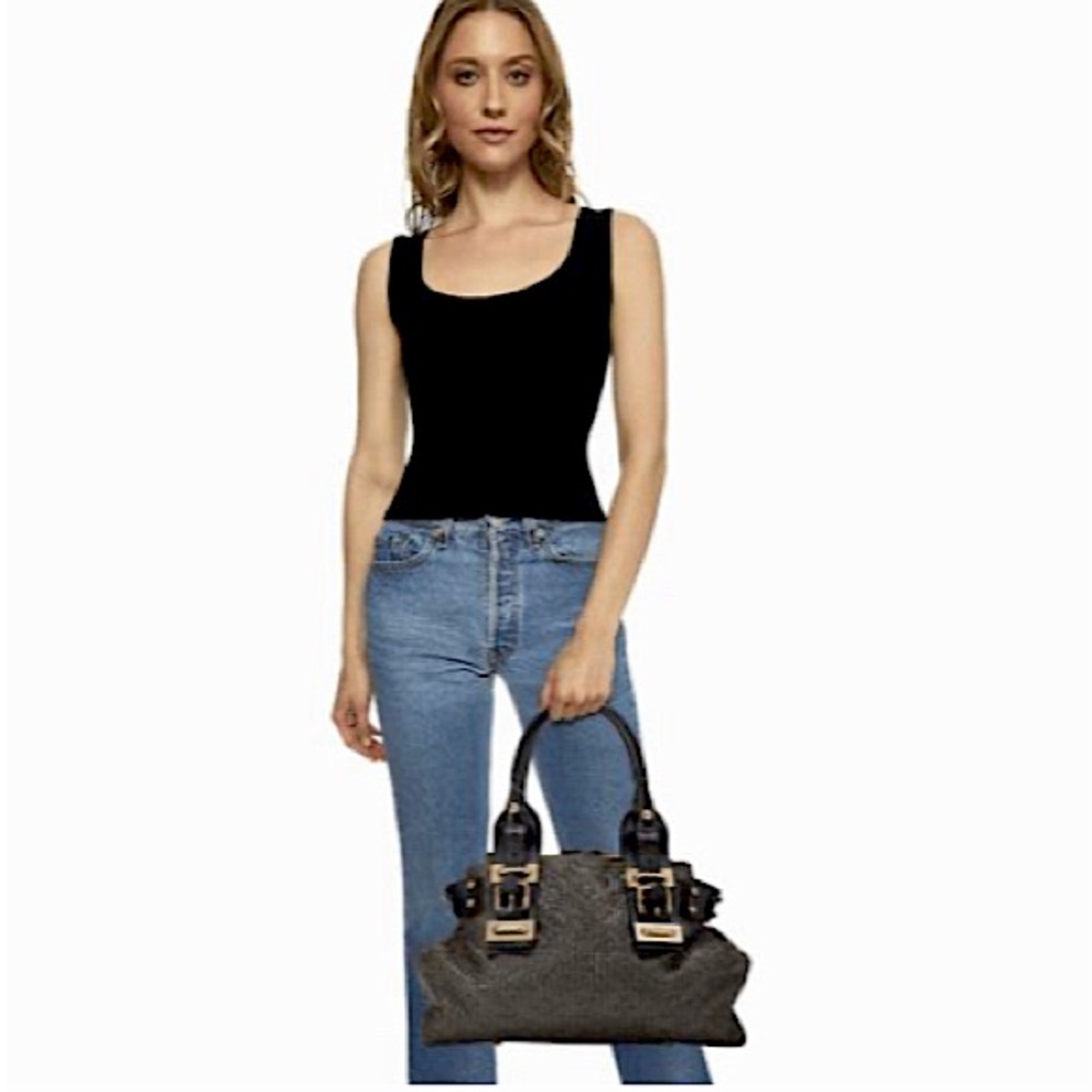 Louis Vuitton Biker Mono Motard Lambskin Limited  Noir Satchel - Picture 4 of 16